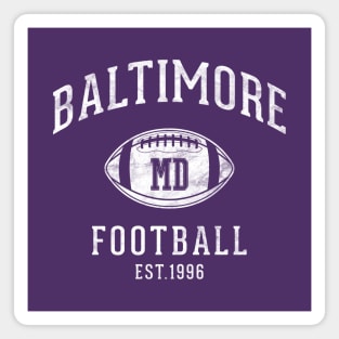 Vintage Baltimore Ravens Football Distressed Tailgate party Magnet